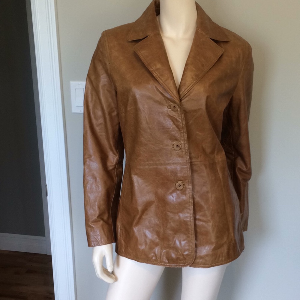 Women's Brown Leather Jacket